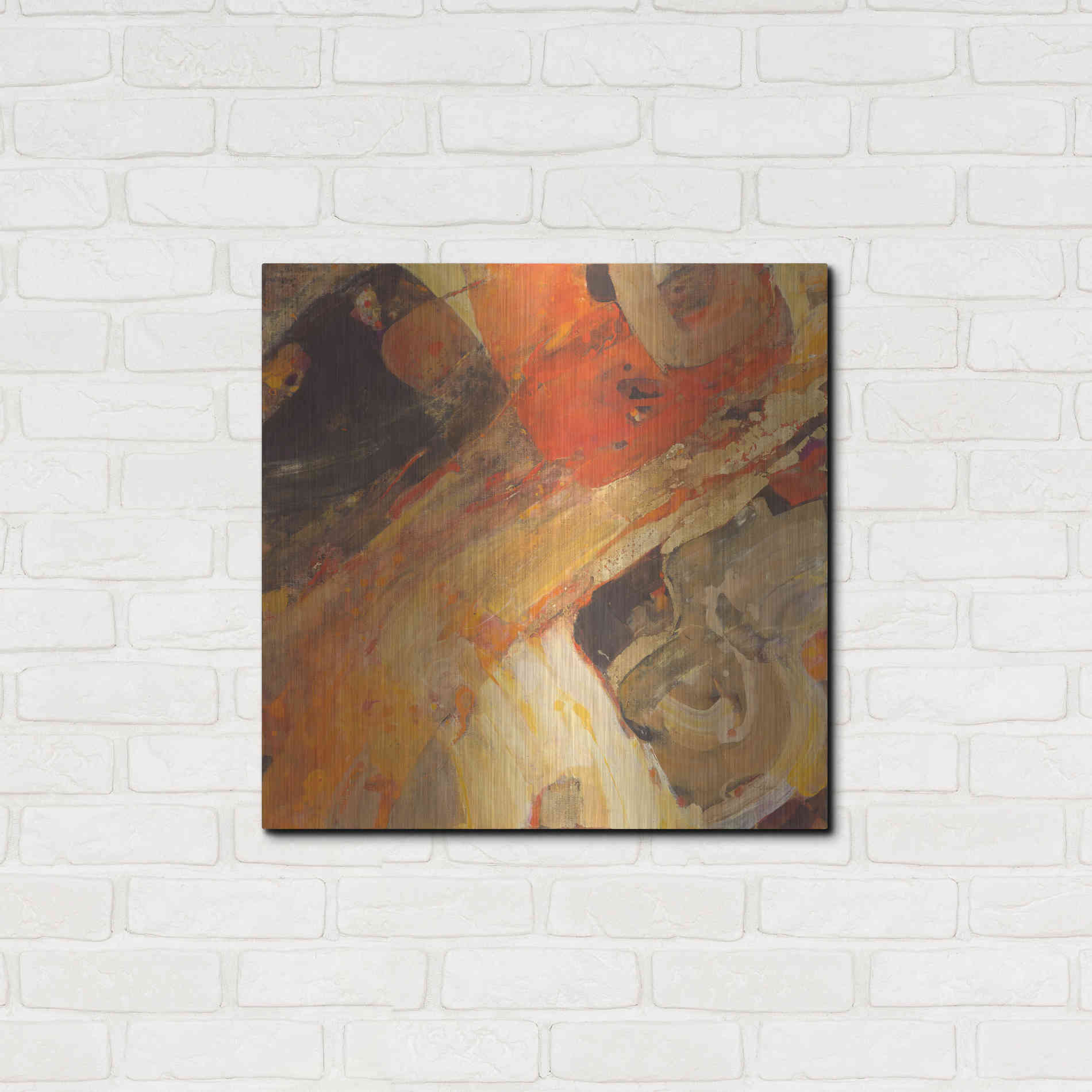 Luxe Metal Art 'Moab' by Albena Hristova, Metal Wall Art,24x24