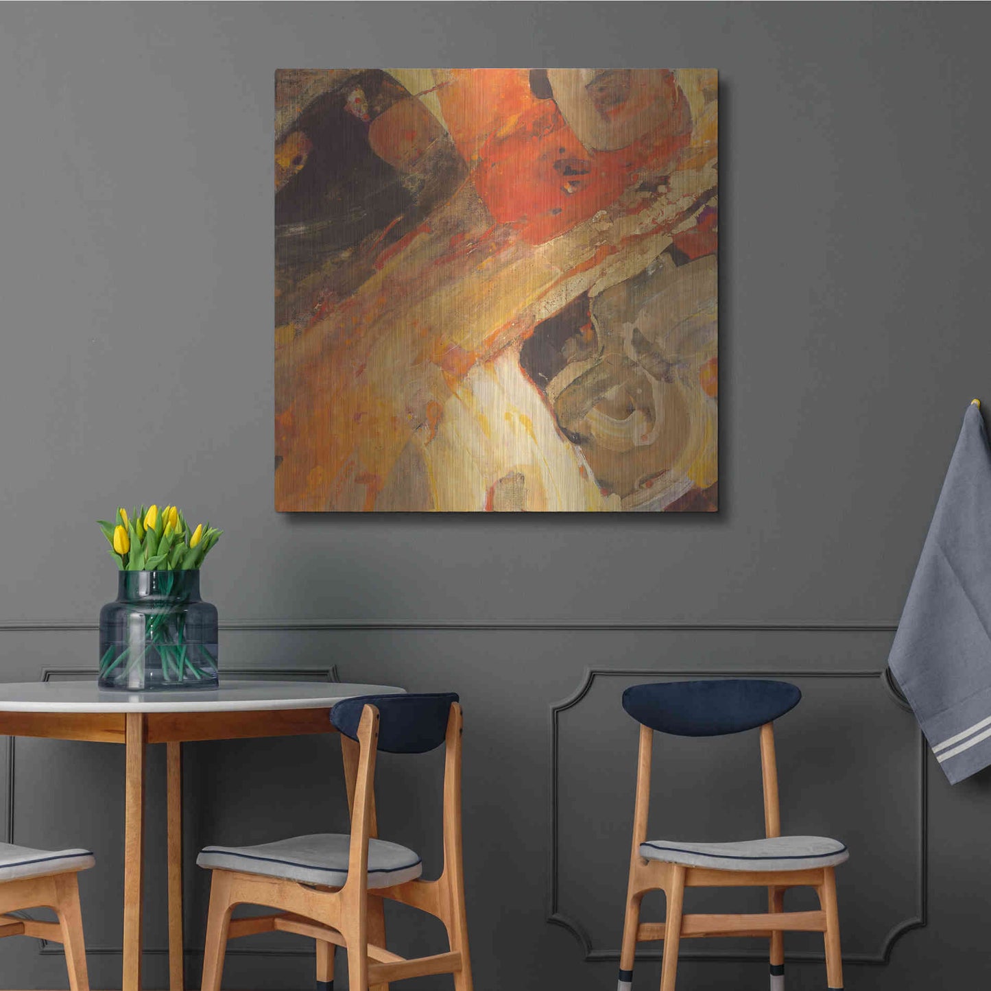 Luxe Metal Art 'Moab' by Albena Hristova, Metal Wall Art,36x36