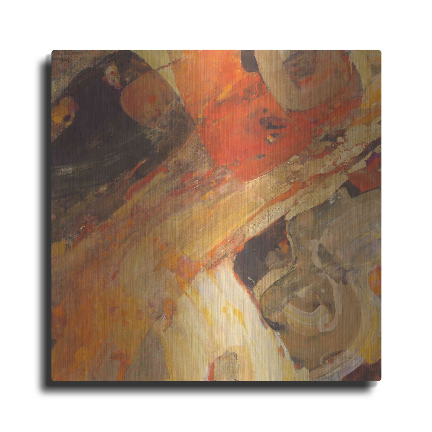 Luxe Metal Art 'Moab' by Albena Hristova, Metal Wall Art