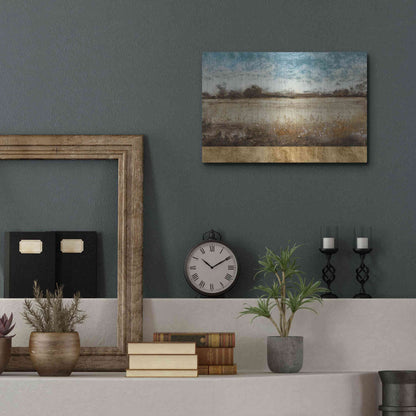 Luxe Metal Art 'Infinite Pasture' by Tim O'Toole, Metal Wall Art,16x12