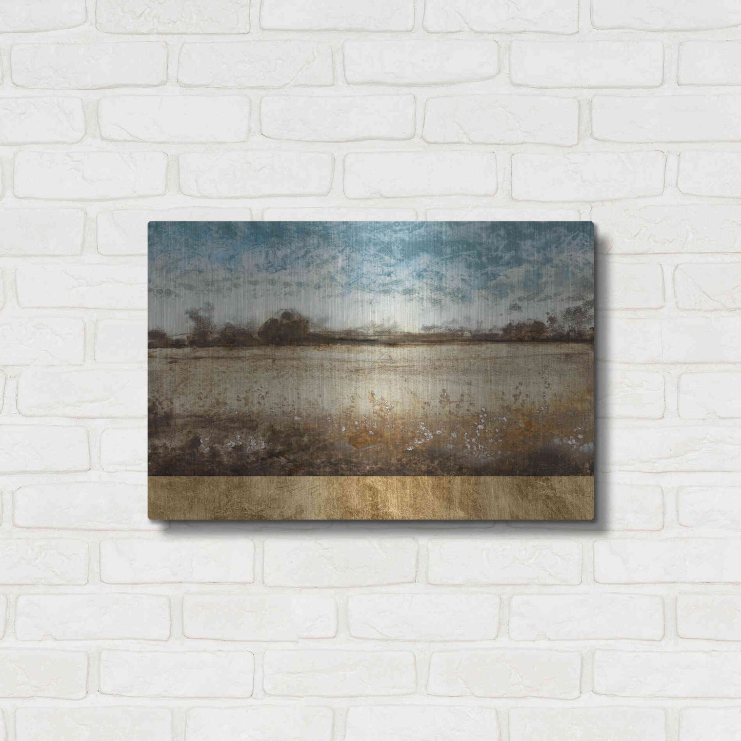 Luxe Metal Art 'Infinite Pasture' by Tim O'Toole, Metal Wall Art,24x16