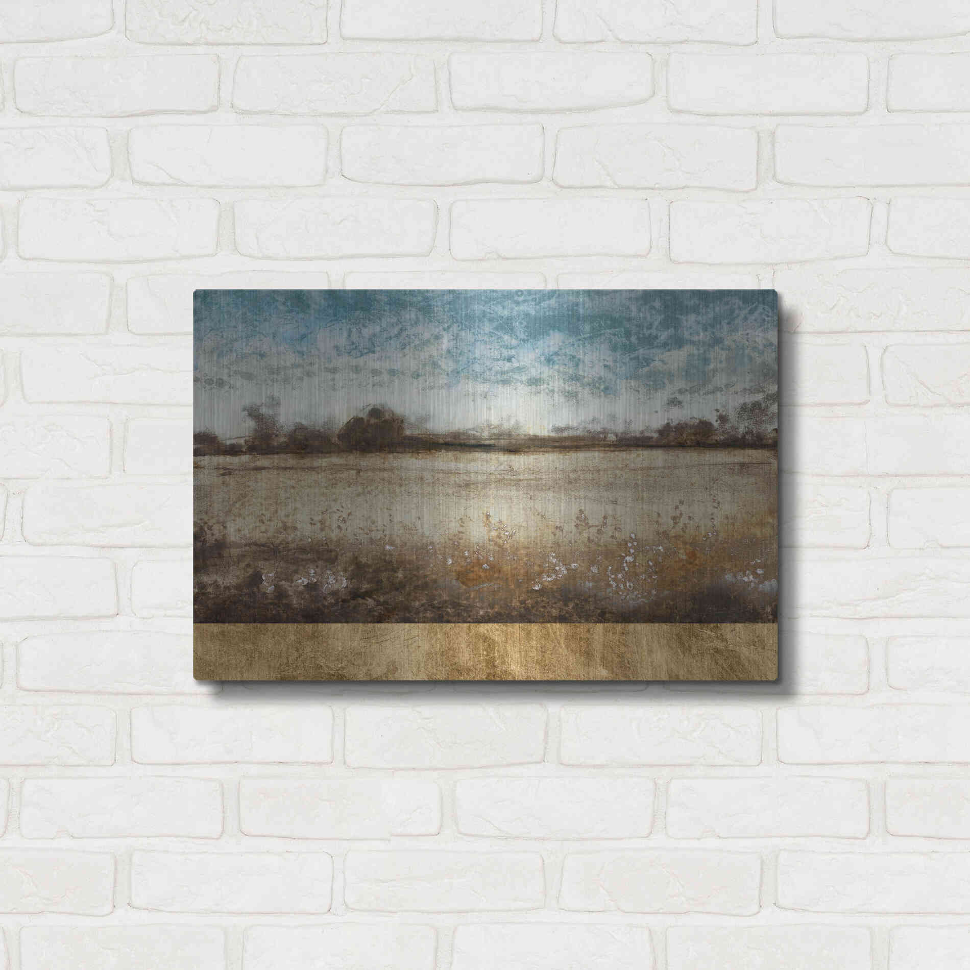 Luxe Metal Art 'Infinite Pasture' by Tim O'Toole, Metal Wall Art,24x16