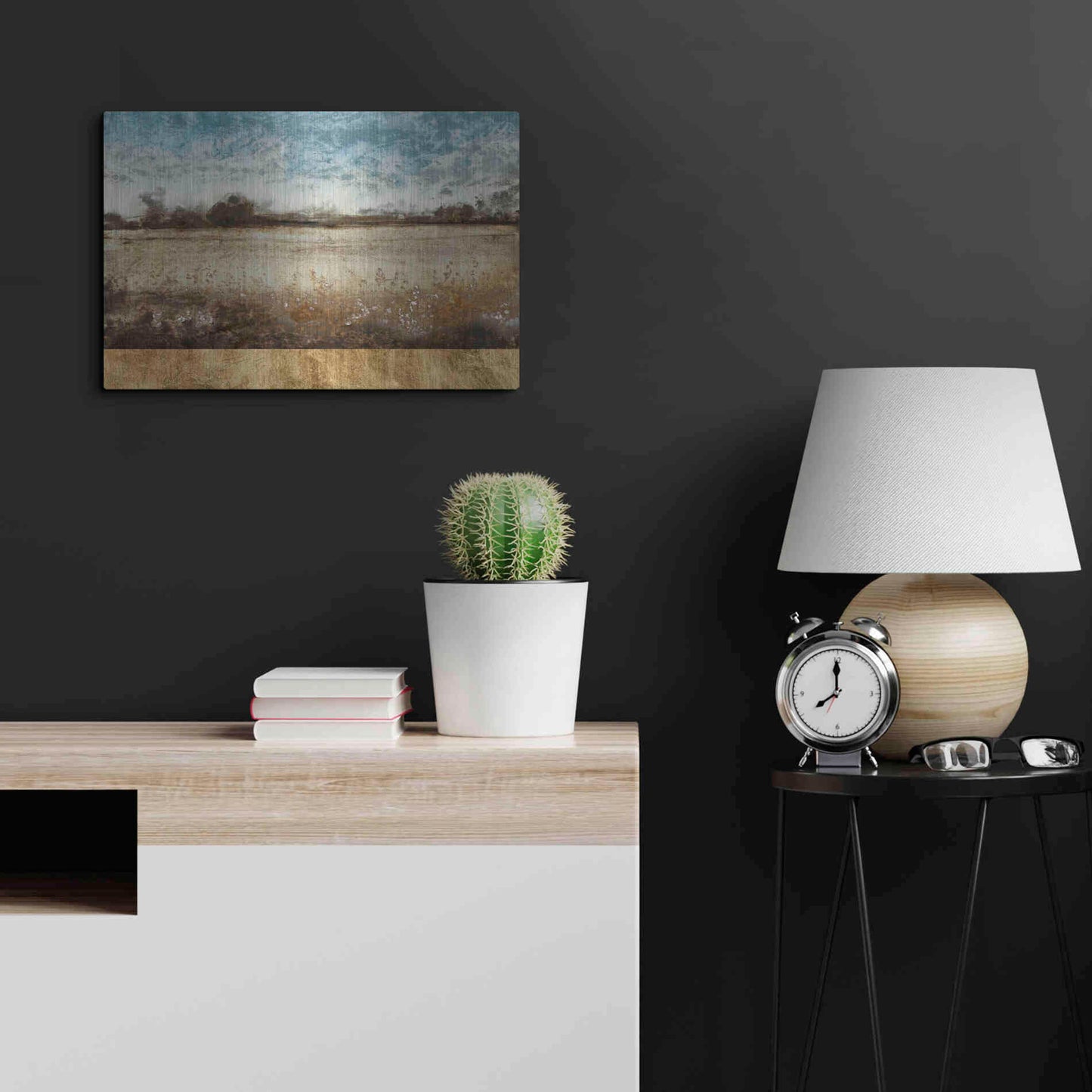 Luxe Metal Art 'Infinite Pasture' by Tim O'Toole, Metal Wall Art,24x16