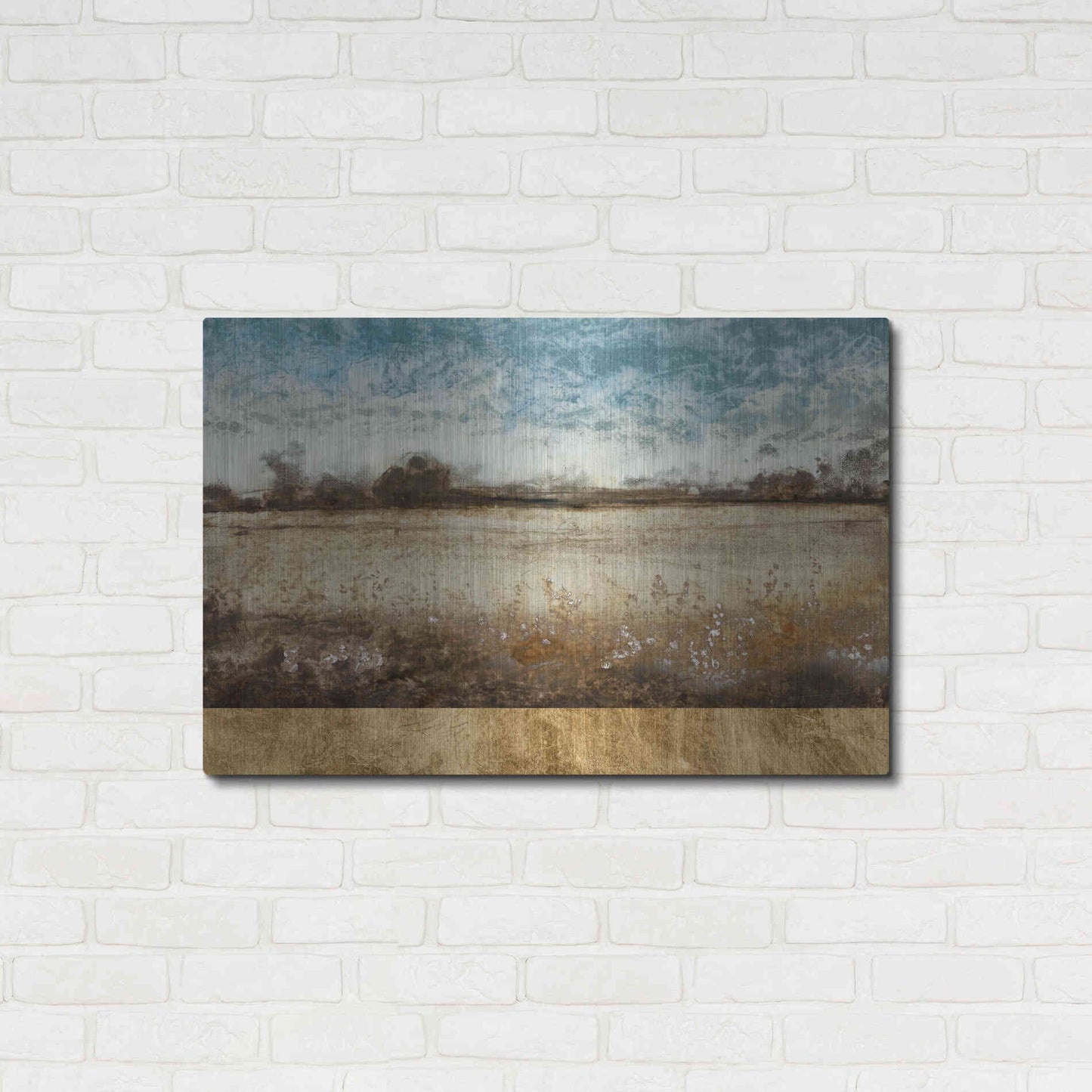 Luxe Metal Art 'Infinite Pasture' by Tim O'Toole, Metal Wall Art,36x24