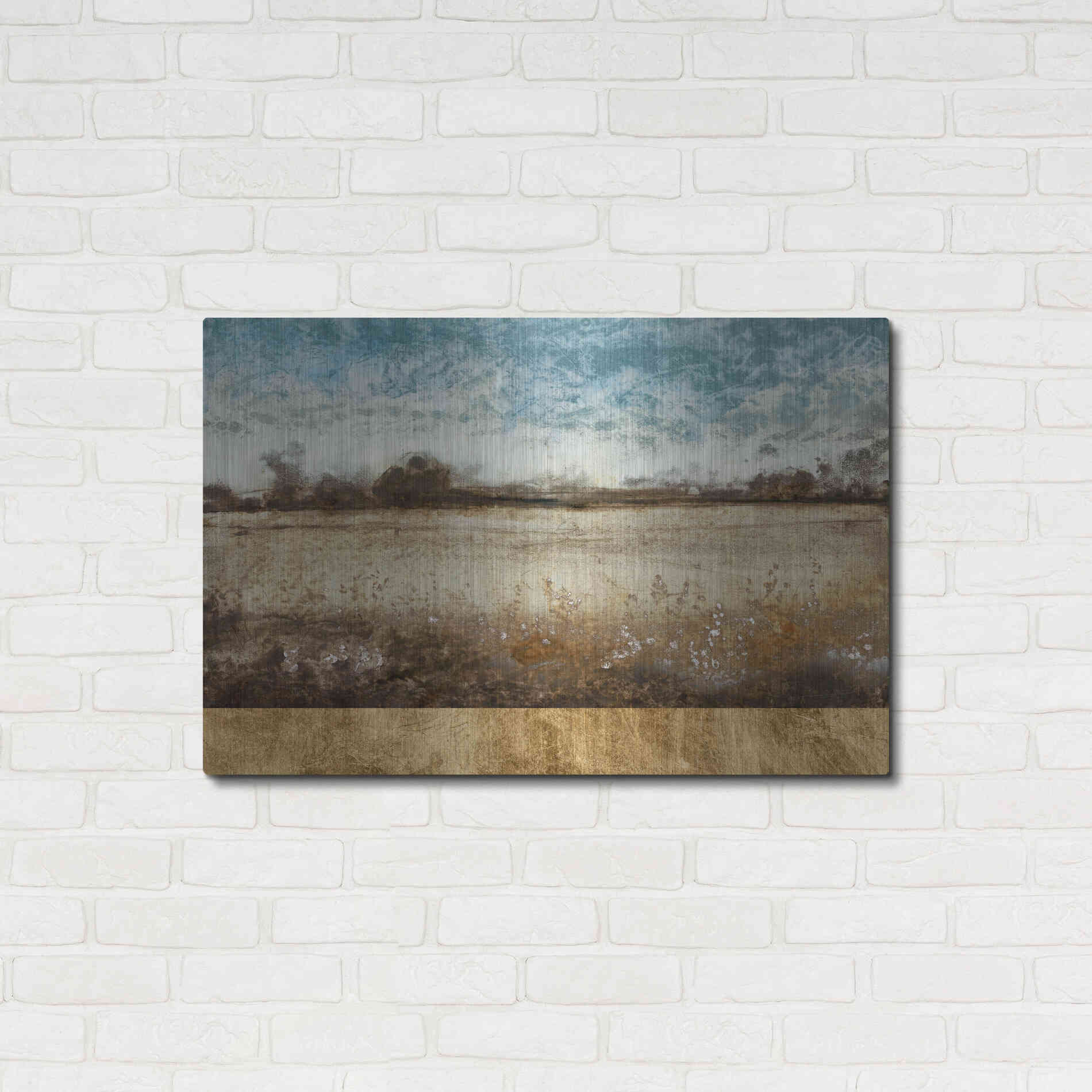 Luxe Metal Art 'Infinite Pasture' by Tim O'Toole, Metal Wall Art,36x24