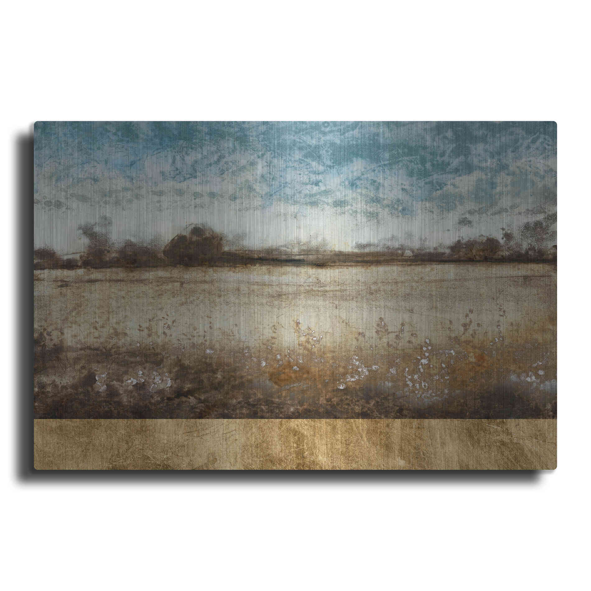 Luxe Metal Art 'Infinite Pasture' by Tim O'Toole, Metal Wall Art