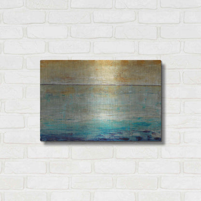 Luxe Metal Art 'Placid Water I' by Tim O'Toole, Metal Wall Art,24x16