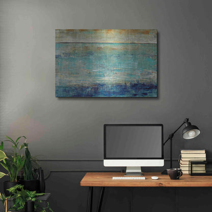 Luxe Metal Art 'Placid Water II' by Tim O'Toole, Metal Wall Art,36x24