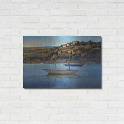 Luxe Metal Art 'Harbor View I' by Tim O'Toole, Metal Wall Art,36x24