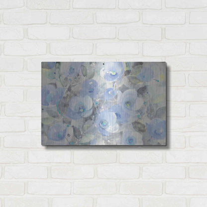 Luxe Metal Art 'Sugar Flowers I' by Albena Hristova, Metal Wall Art,24x16