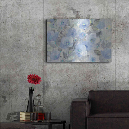 Luxe Metal Art 'Sugar Flowers I' by Albena Hristova, Metal Wall Art,36x24