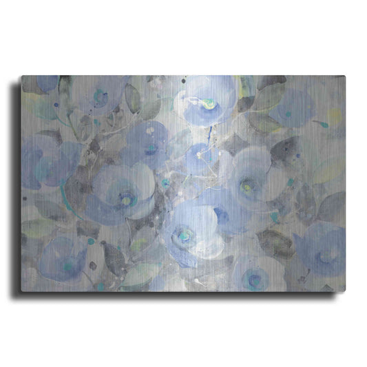 Luxe Metal Art 'Sugar Flowers I' by Albena Hristova, Metal Wall Art