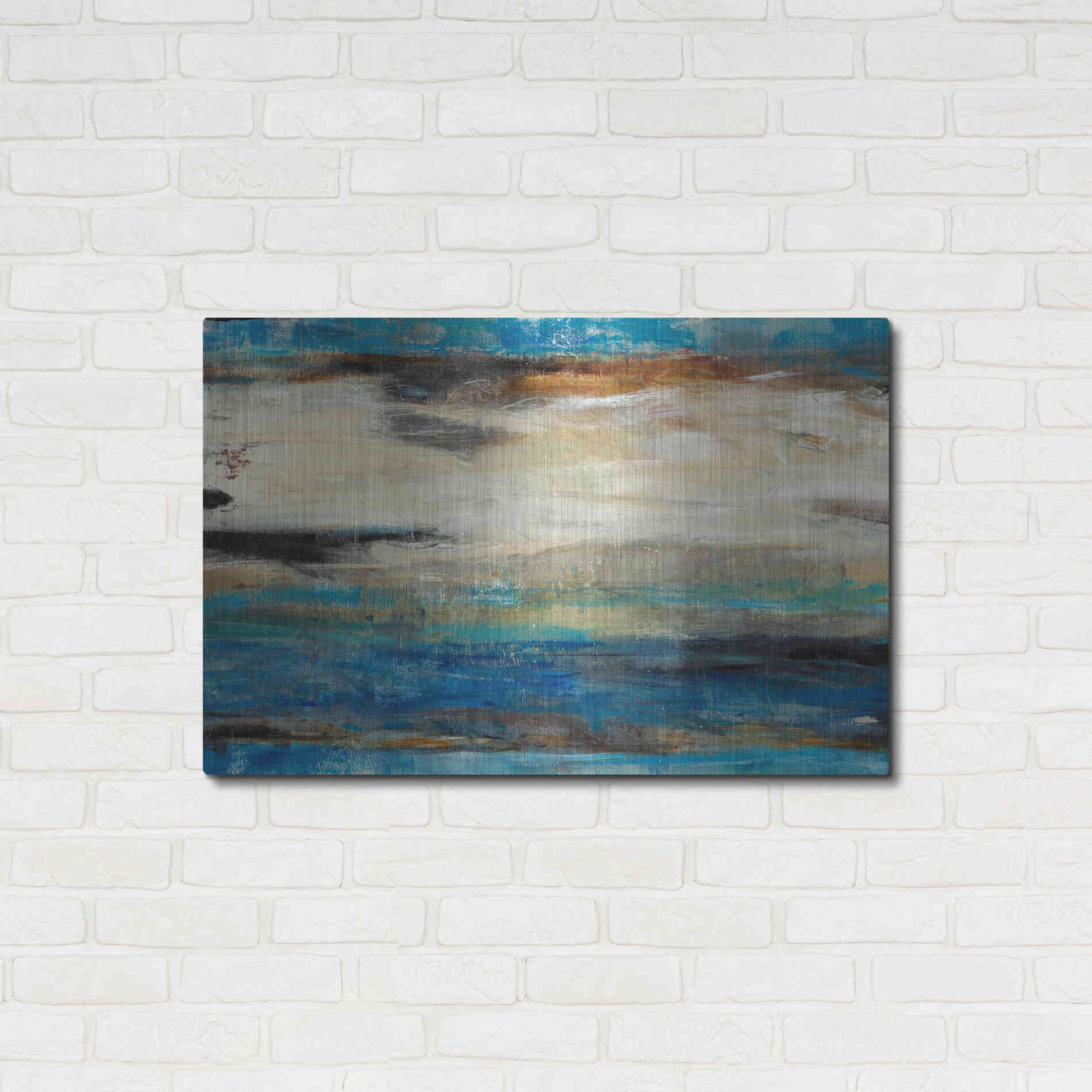 Luxe Metal Art 'Bramble II' by Tim O'Toole, Metal Wall Art,36x24