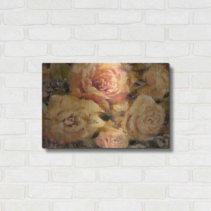 Luxe Metal Art 'Floral in Bloom II' by Tim O'Toole, Metal Wall Art,24x16