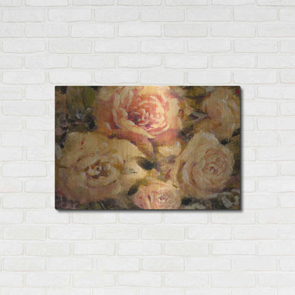 Luxe Metal Art 'Floral in Bloom II' by Tim O'Toole, Metal Wall Art,36x24