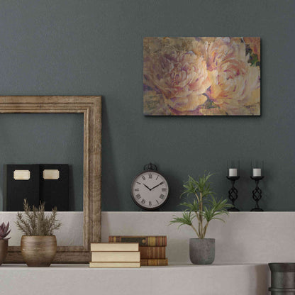 Luxe Metal Art 'Floral in Bloom III' by Tim O'Toole, Metal Wall Art,16x12