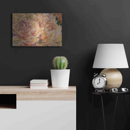 Luxe Metal Art 'Floral in Bloom III' by Tim O'Toole, Metal Wall Art,24x16