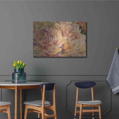 Luxe Metal Art 'Floral in Bloom III' by Tim O'Toole, Metal Wall Art,36x24