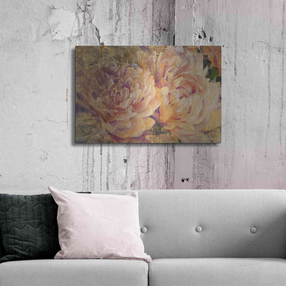Luxe Metal Art 'Floral in Bloom III' by Tim O'Toole, Metal Wall Art,36x24