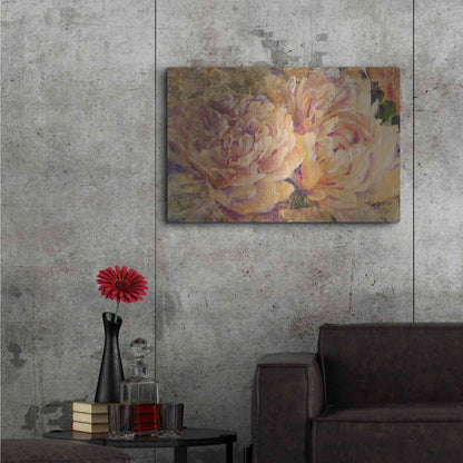 Luxe Metal Art 'Floral in Bloom III' by Tim O'Toole, Metal Wall Art,36x24
