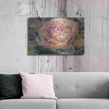 Luxe Metal Art 'Floral in Bloom IV' by Tim O'Toole, Metal Wall Art,36x24