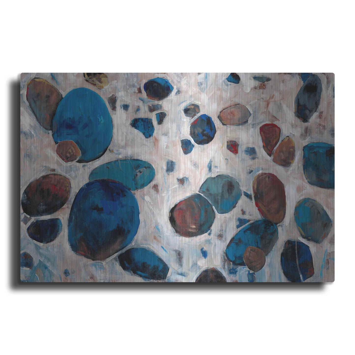 Luxe Metal Art 'Gems I' by Tim O'Toole, Metal Wall Art