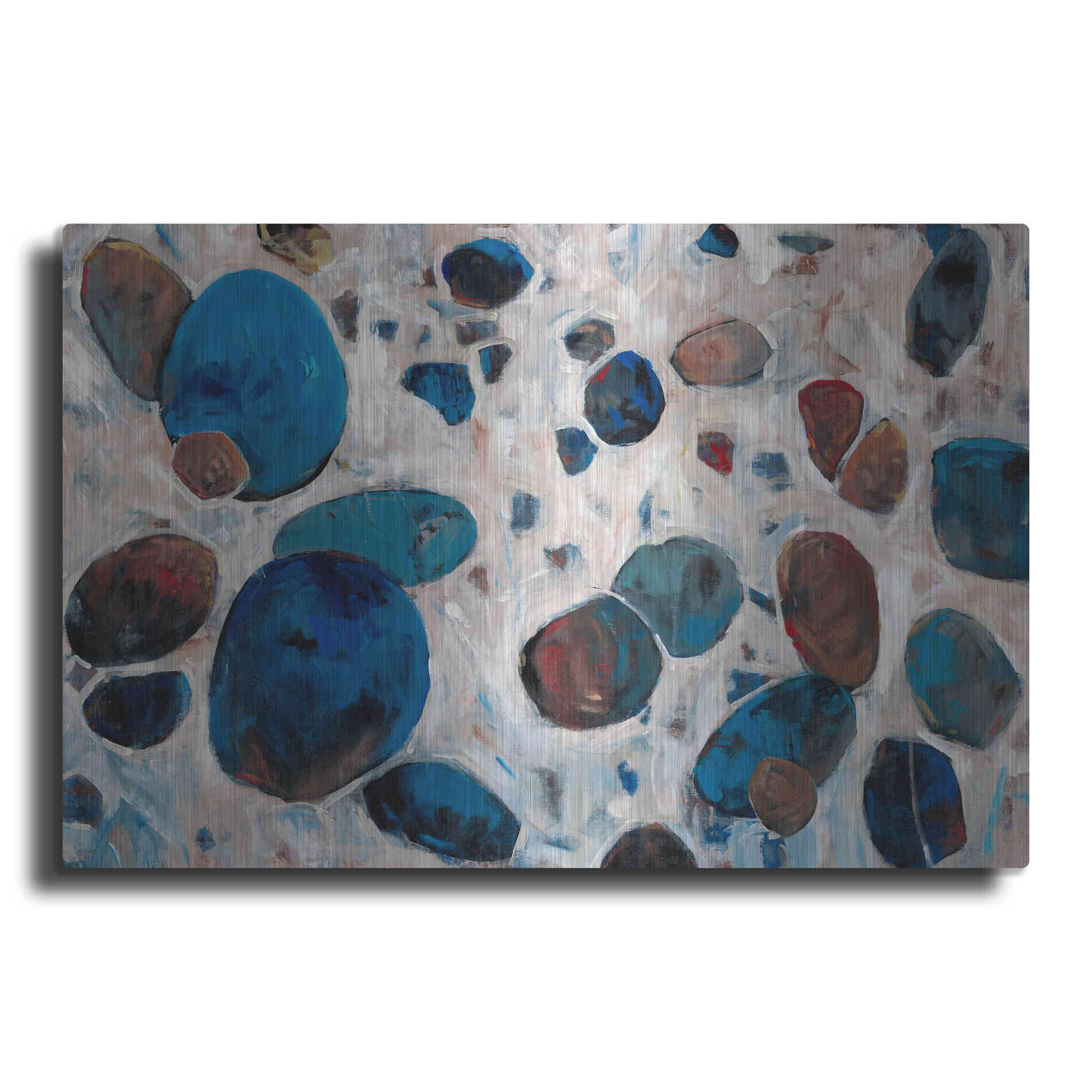 Luxe Metal Art 'Gems I' by Tim O'Toole, Metal Wall Art