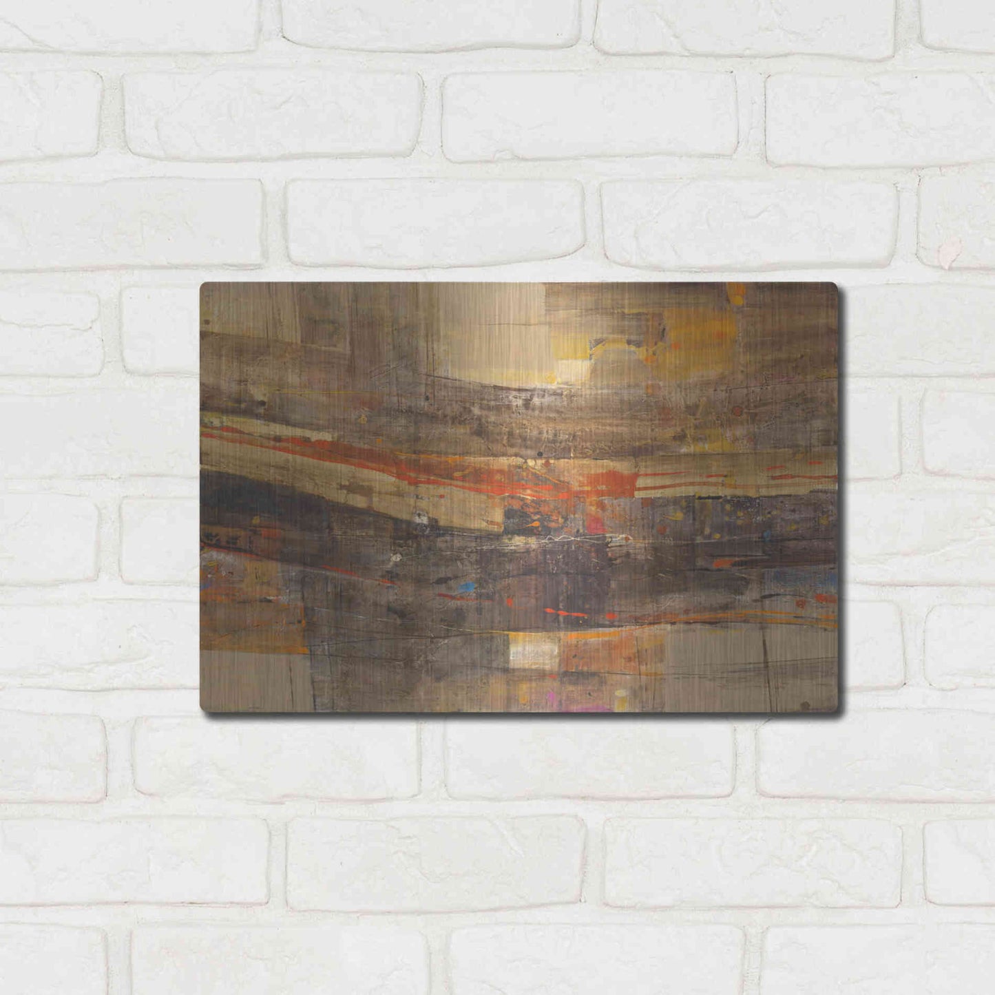 Luxe Metal Art 'Natures Theater' by Albena Hristova, Metal Wall Art,16x12