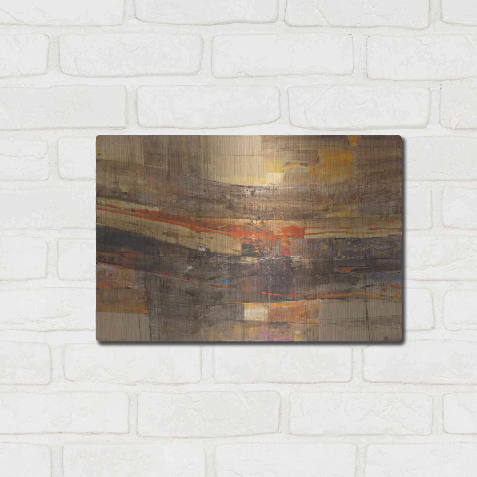 Luxe Metal Art 'Natures Theater' by Albena Hristova, Metal Wall Art,16x12