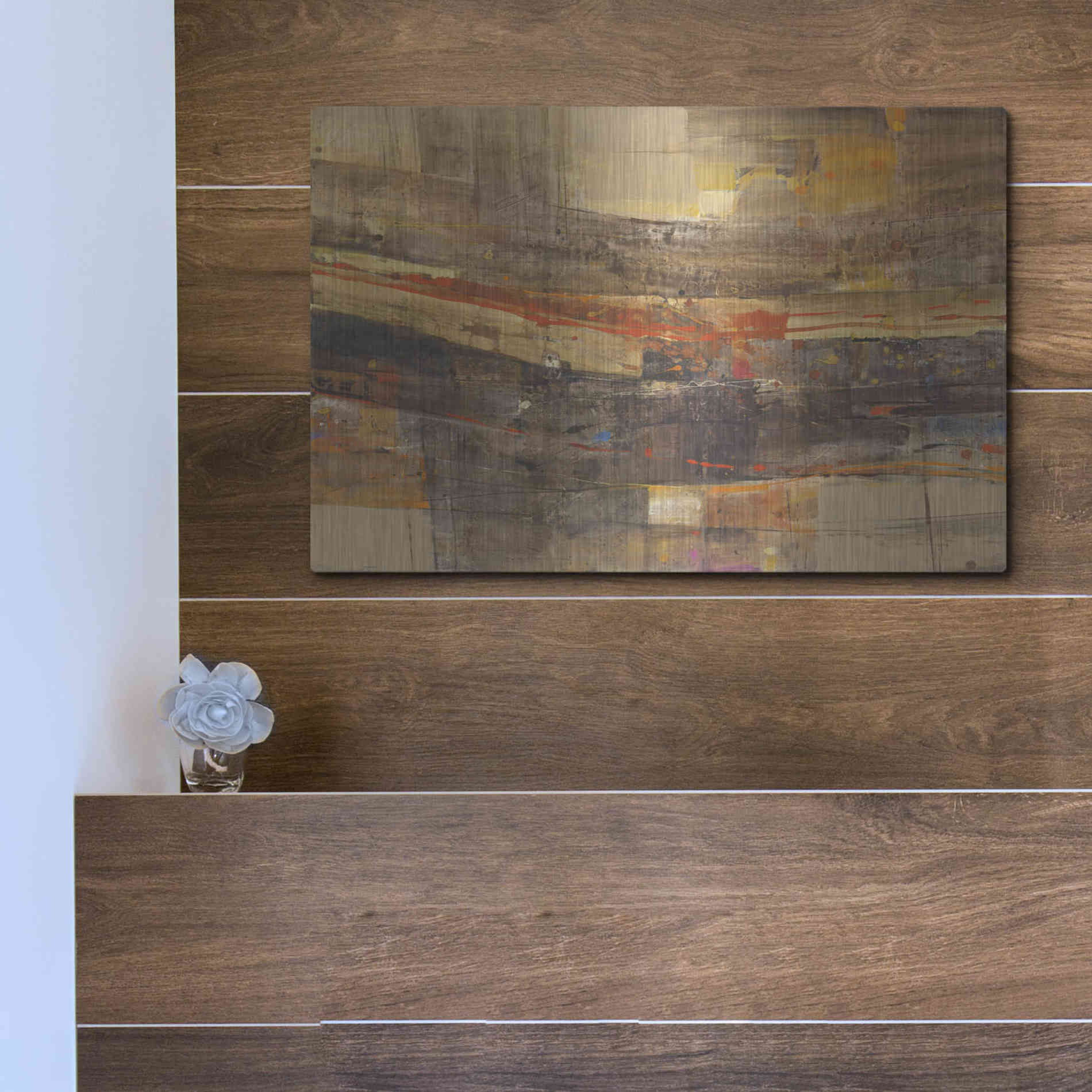 Luxe Metal Art 'Natures Theater' by Albena Hristova, Metal Wall Art,16x12