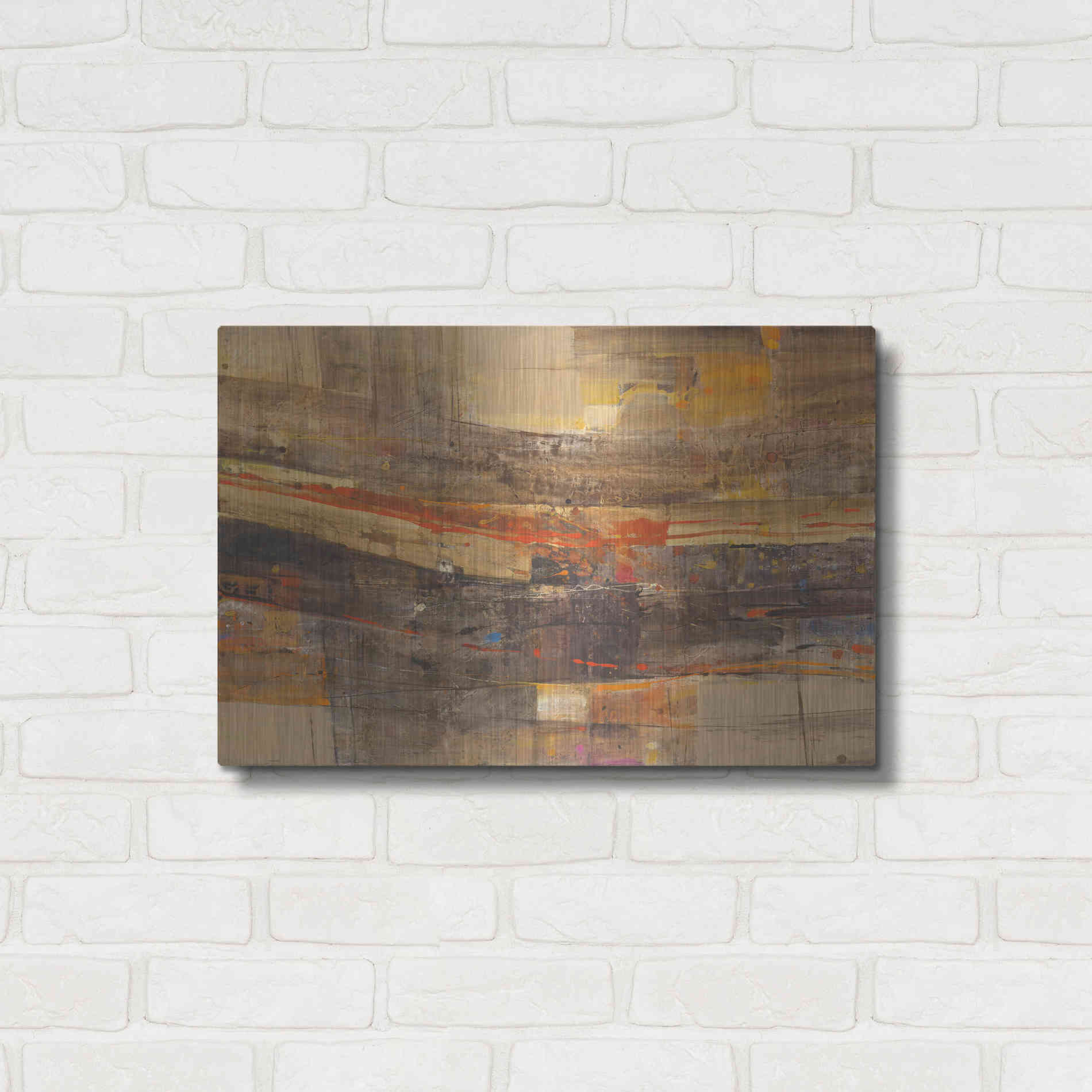 Luxe Metal Art 'Natures Theater' by Albena Hristova, Metal Wall Art,24x16