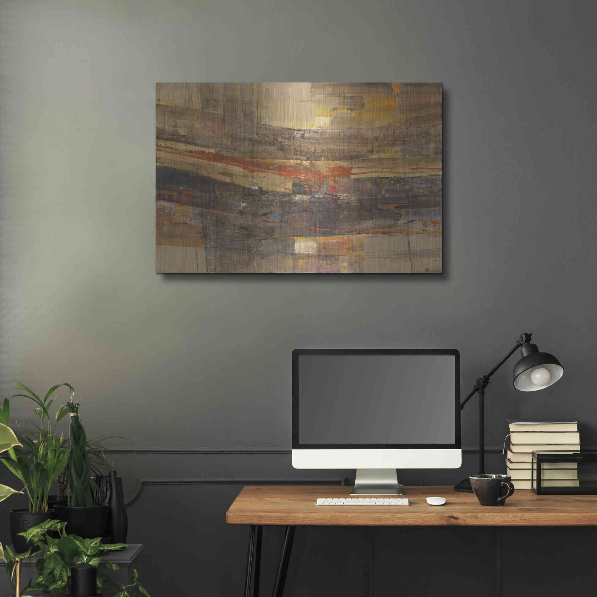 Luxe Metal Art 'Natures Theater' by Albena Hristova, Metal Wall Art,36x24