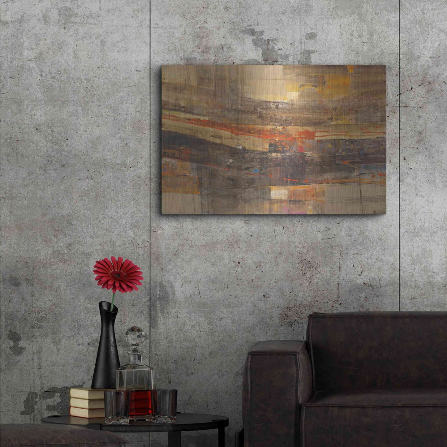 Luxe Metal Art 'Natures Theater' by Albena Hristova, Metal Wall Art,36x24