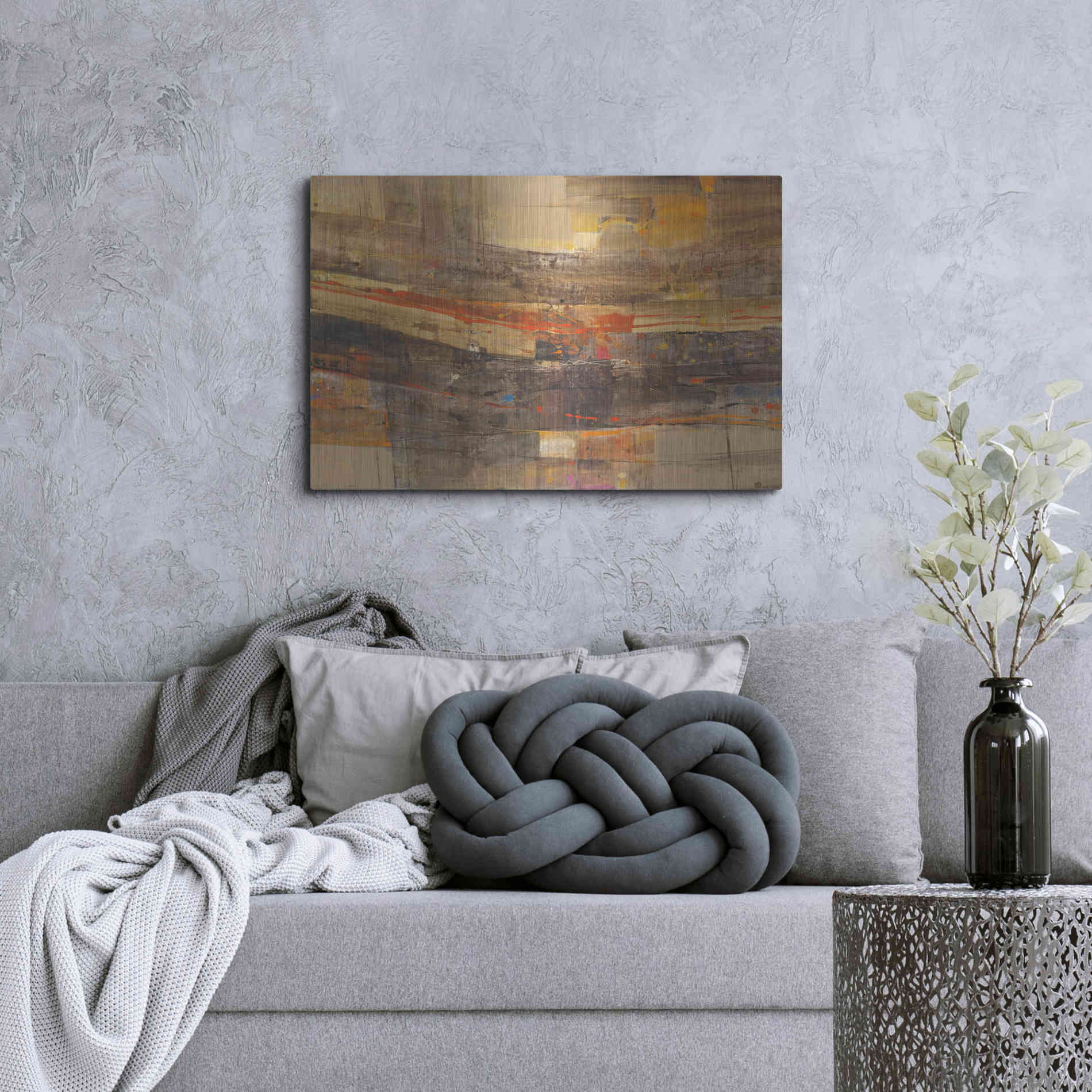Luxe Metal Art 'Natures Theater' by Albena Hristova, Metal Wall Art,36x24