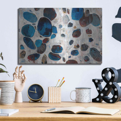 Luxe Metal Art 'Gems II' by Tim O'Toole, Metal Wall Art,16x12