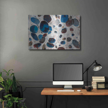 Luxe Metal Art 'Gems II' by Tim O'Toole, Metal Wall Art,36x24