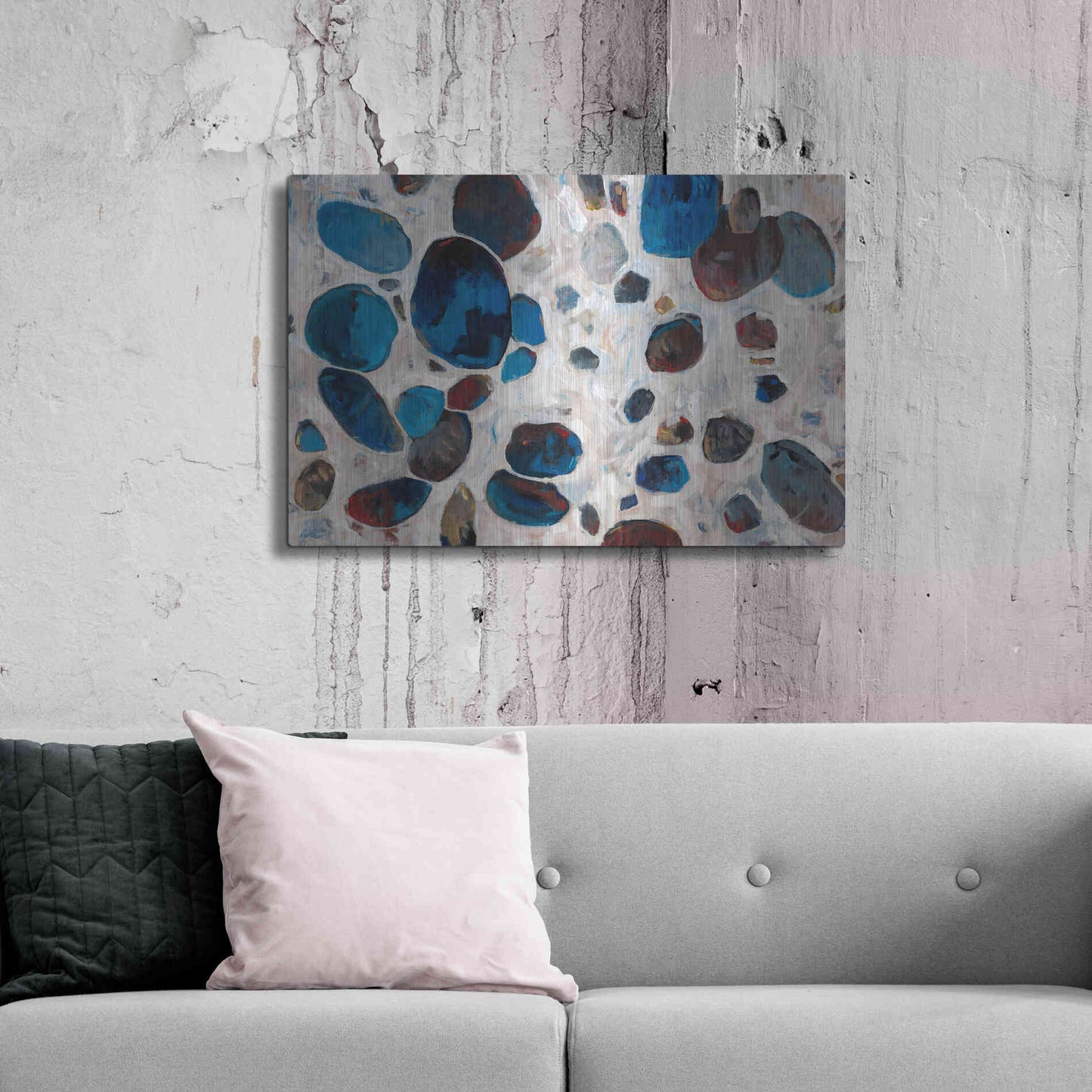 Luxe Metal Art 'Gems II' by Tim O'Toole, Metal Wall Art,36x24