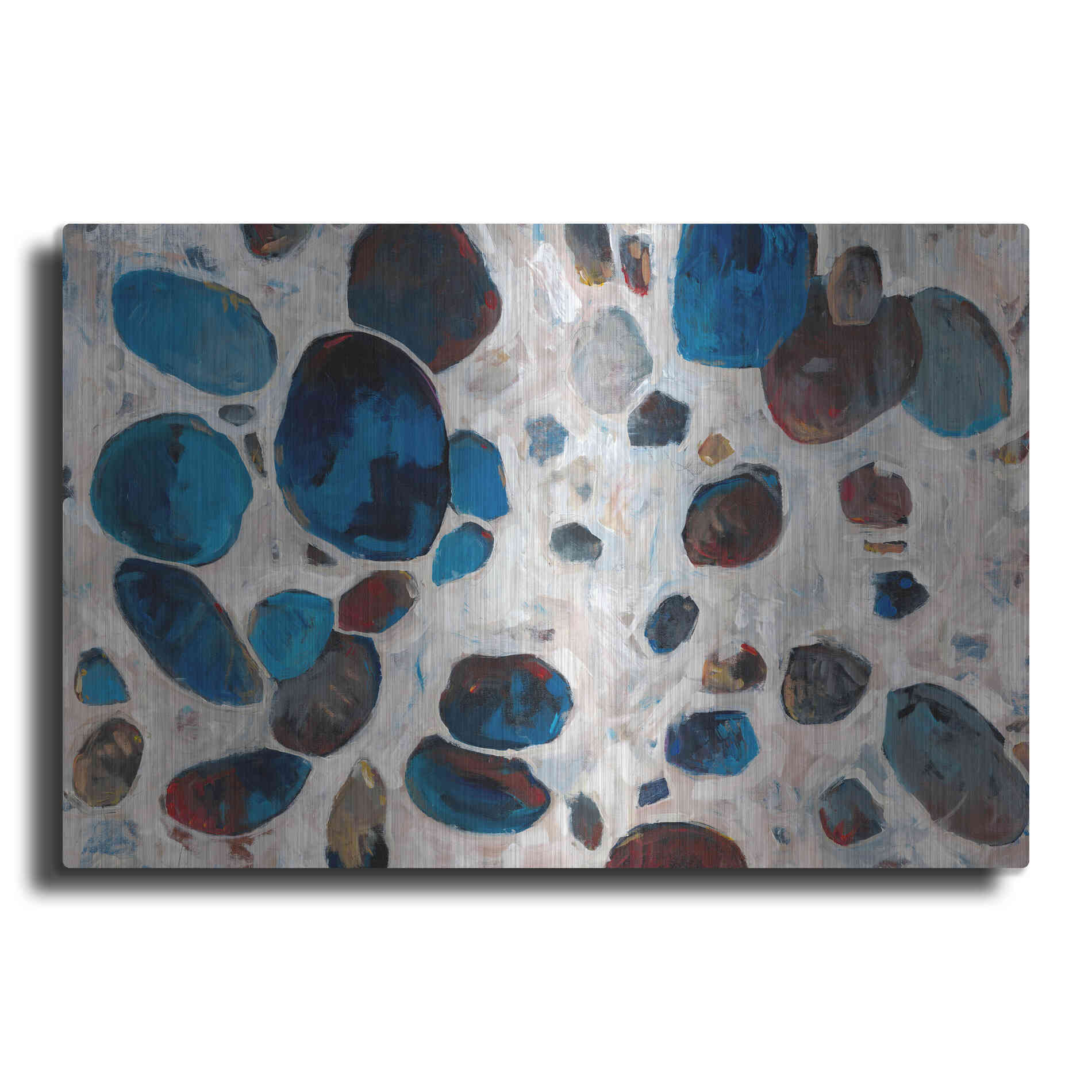 Luxe Metal Art 'Gems II' by Tim O'Toole, Metal Wall Art