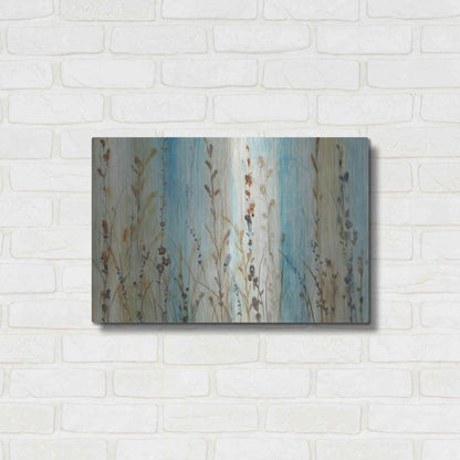 Luxe Metal Art 'Ombre Floral II' by Tim O'Toole, Metal Wall Art,24x16