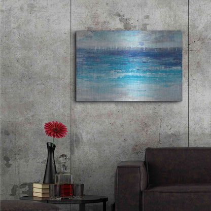 Luxe Metal Art 'Sailing Afar I' by Tim O'Toole, Metal Wall Art,36x24