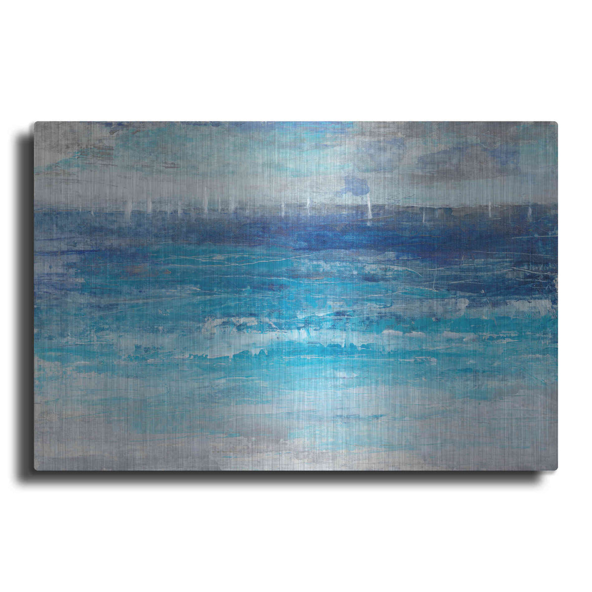 Luxe Metal Art 'Sailing Afar I' by Tim O'Toole, Metal Wall Art