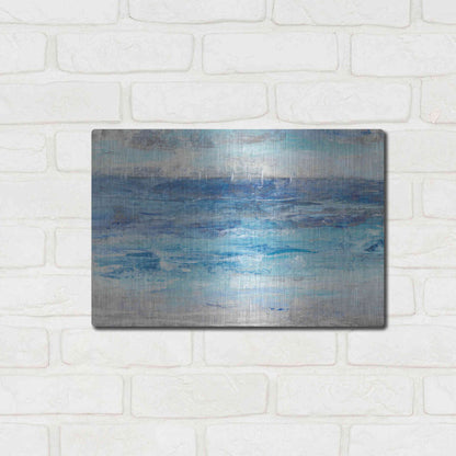 Luxe Metal Art 'Sailing Afar II' by Tim O'Toole, Metal Wall Art,16x12