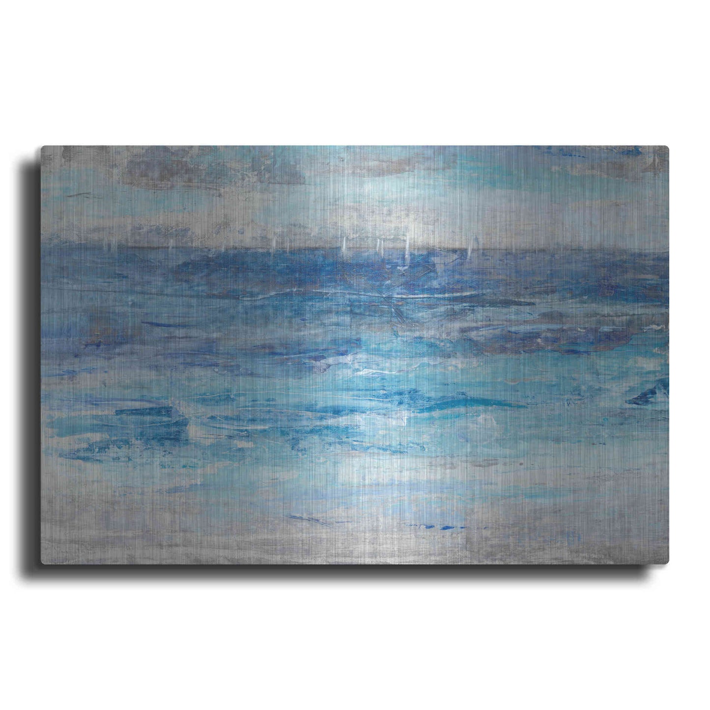 Luxe Metal Art 'Sailing Afar II' by Tim O'Toole, Metal Wall Art