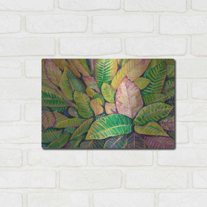 Luxe Metal Art 'Tropical Close Up I' by Tim O'Toole, Metal Wall Art,16x12