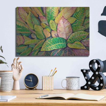 Luxe Metal Art 'Tropical Close Up I' by Tim O'Toole, Metal Wall Art,16x12