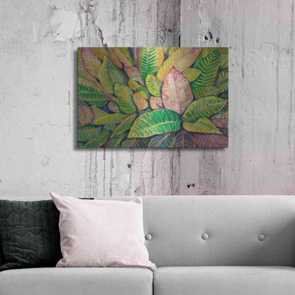 Luxe Metal Art 'Tropical Close Up I' by Tim O'Toole, Metal Wall Art,36x24