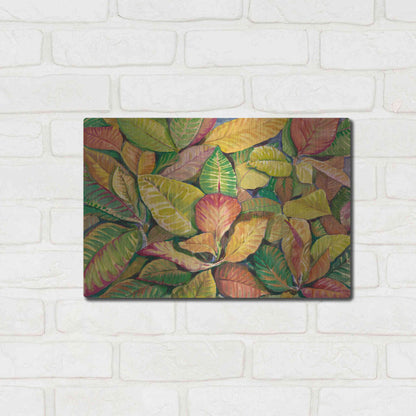 Luxe Metal Art 'Tropical Close Up II' by Tim O'Toole, Metal Wall Art,16x12