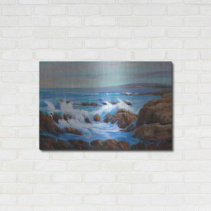 Luxe Metal Art 'Seascape Faraway I' by Tim O'Toole, Metal Wall Art,36x24