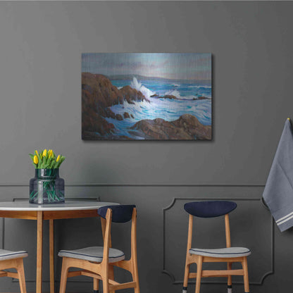 Luxe Metal Art 'Seascape Faraway II' by Tim O'Toole, Metal Wall Art,36x24