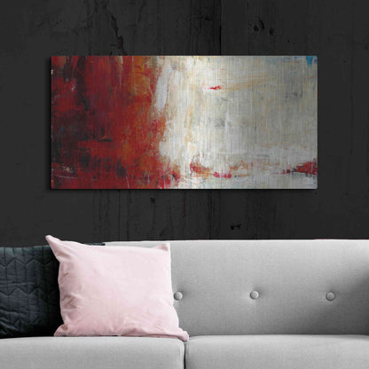 Luxe Metal Art 'Fahrenheit I' by Tim O'Toole, Metal Wall Art,48x24